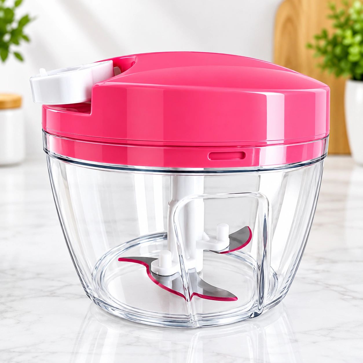 DEEN Manual Food Chopper | Handy Quick Cutter for Kitchen