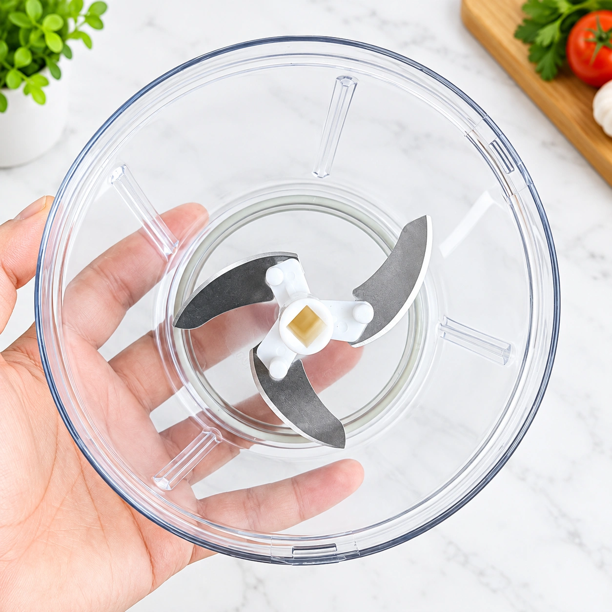 DEEN Manual Food Chopper | Handy Quick Cutter for Kitchen