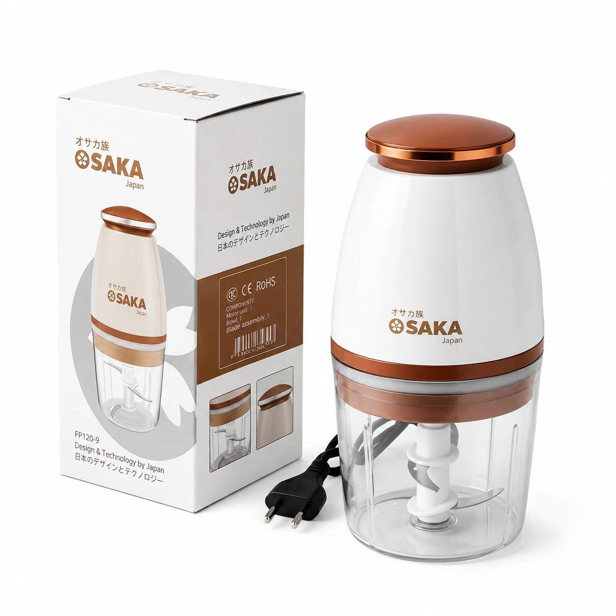 OSAKA Electric Food Chopper & Vegetable Cutter – Kitchen Food Processor