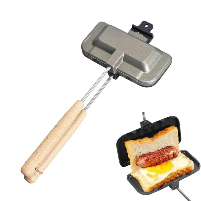 Hot Sandwich Maker | Double-Sided Non-Stick Grill Pan